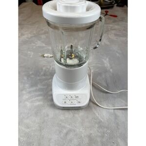 KitchenAid Ultra Power Blender White 40oz Glass Jar KSB3WH 3-Speed Pulse